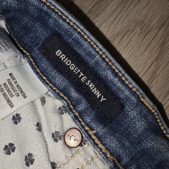 Lucky Brand Bridgette Skinny Button Fly High-Rise Skinny Jeans Size 4/27 - Picture 5 of 11